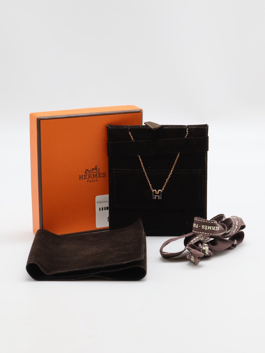 HERMES Mini pop H項鍊 - 黑金