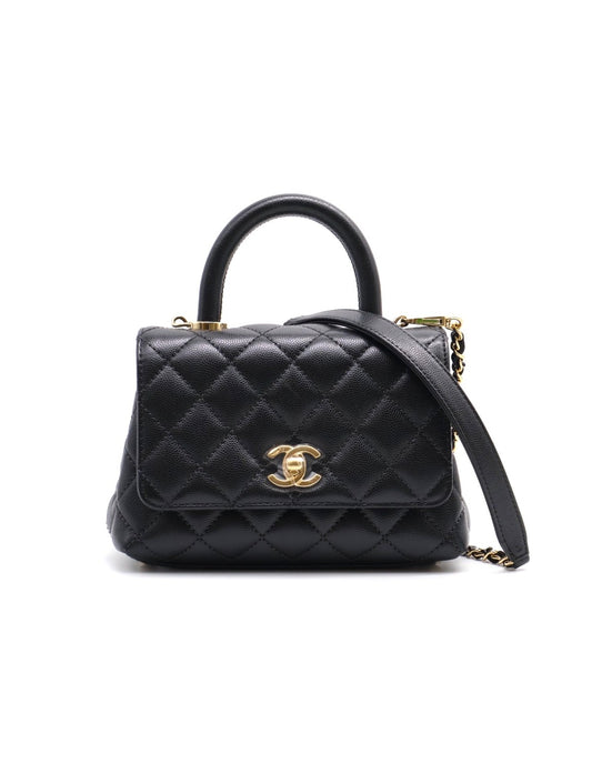 CHANEL Coco Handle - Mini黑金