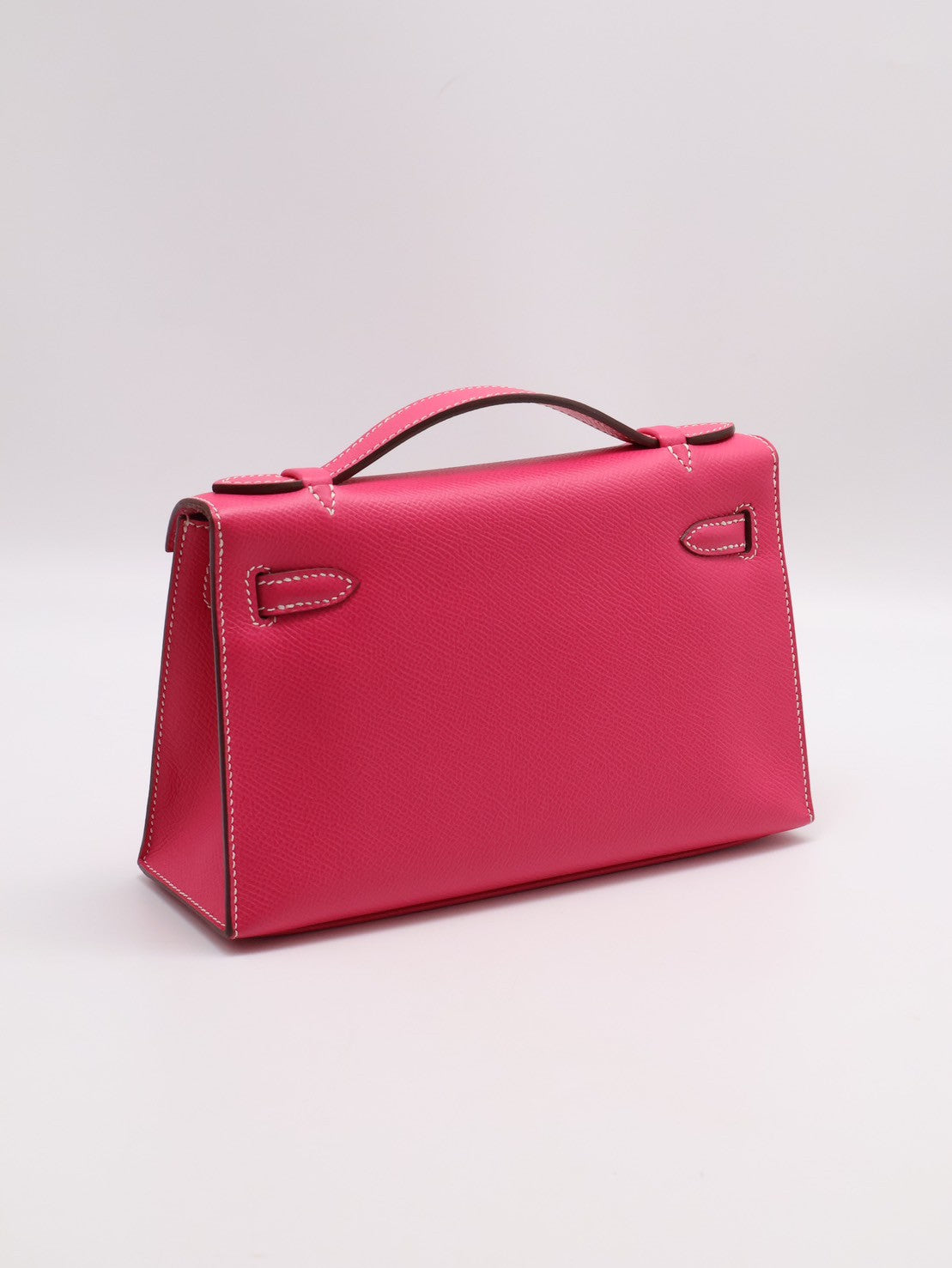 HERMES Mini kelly - 糖果粉銀 🅀