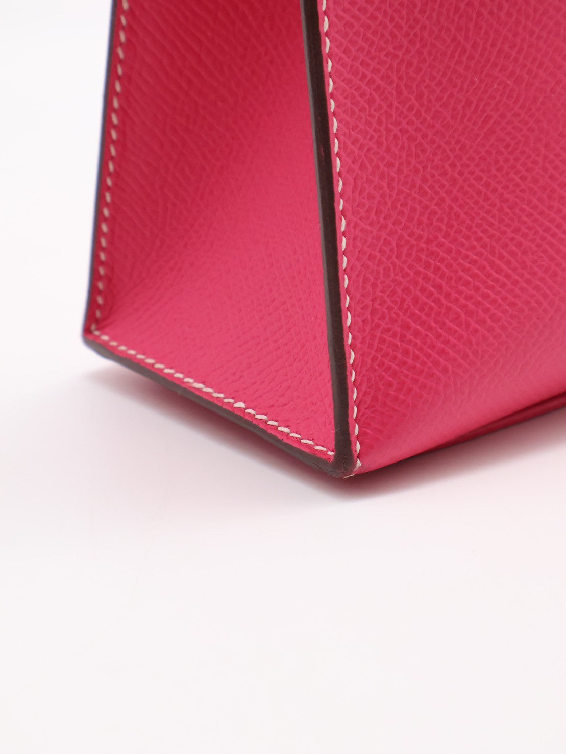 HERMES Mini kelly - 糖果粉銀 🅀