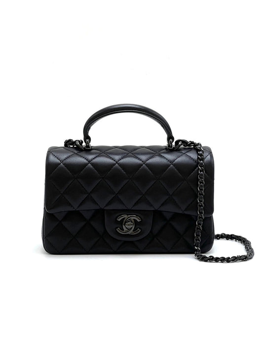 CHANEL Mini cf handle - so black