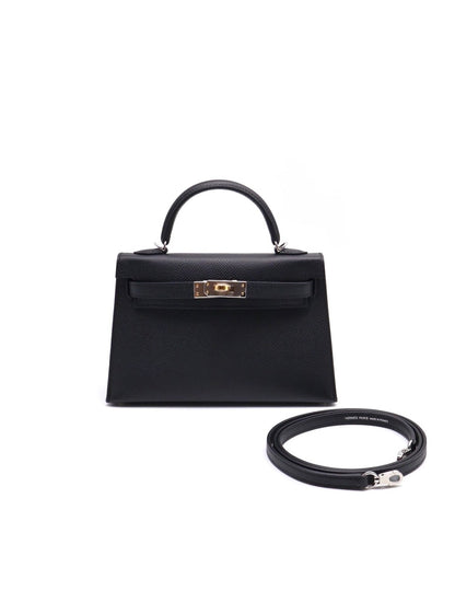 HERMES Mini kelly ll - 黑鴛鴦釦