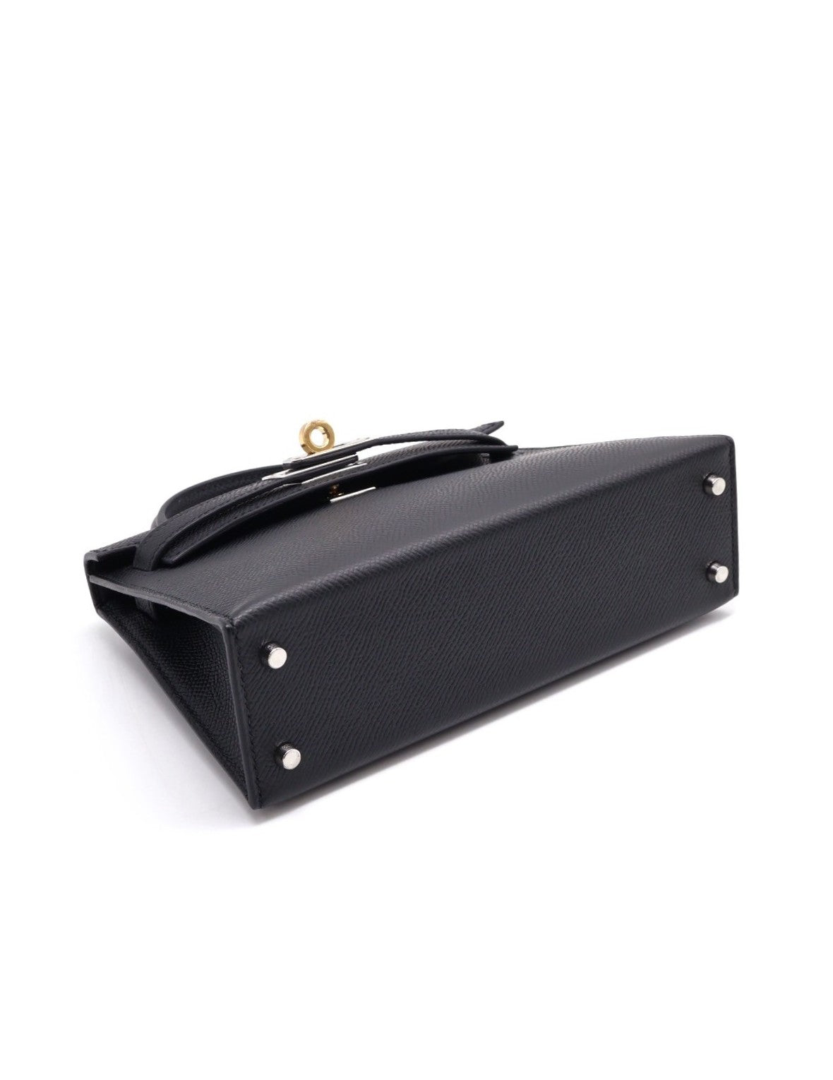 HERMES Mini Kelly ll - Noir 89 黑鴛鴦釦