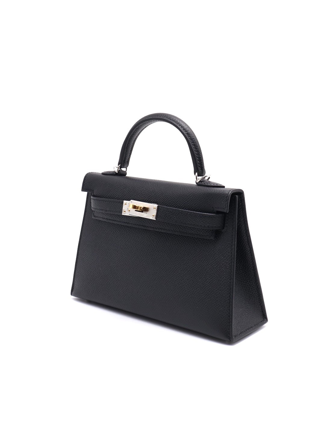 HERMES Mini Kelly ll - Noir 89 黑鴛鴦釦