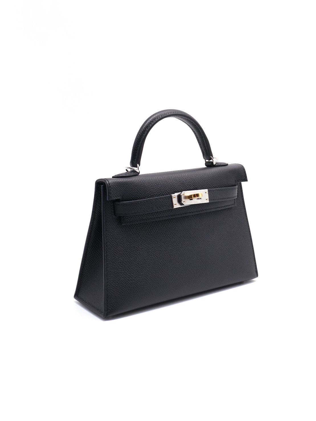 HERMES Mini Kelly ll - Noir 89 黑鴛鴦釦