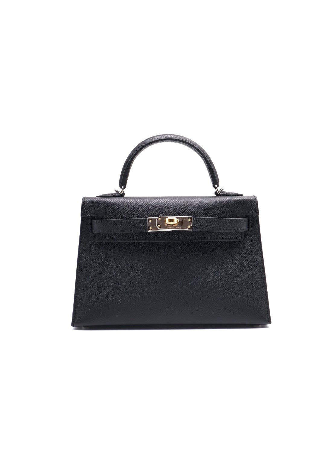HERMES Mini Kelly ll - Noir 89 黑鴛鴦釦
