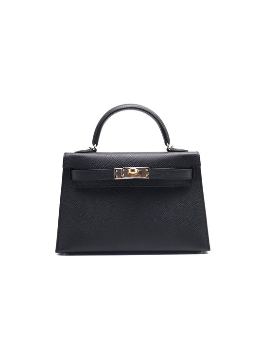 HERMES Mini kelly ll - 黑鴛鴦釦