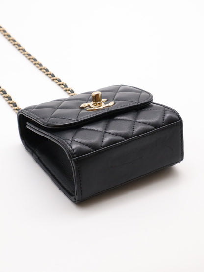 CHANEL Mini trendy cc - 黑金31開