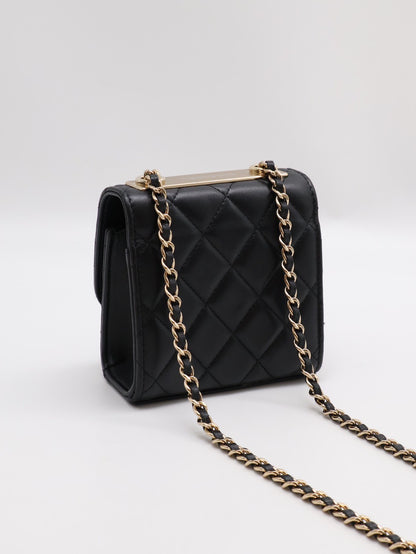 CHANEL Mini trendy cc - 黑金31開