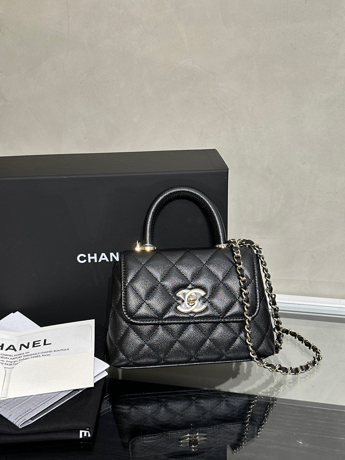 CHANEL Coco Handle - Nano黑金