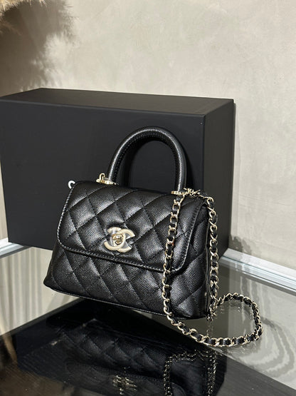 CHANEL Coco Handle - Nano黑金