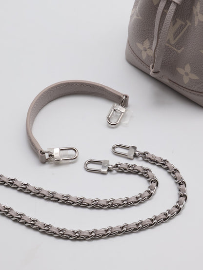 LOUIS VUITTON Nano noe水桶包 - 紫灰