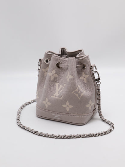 LOUIS VUITTON Nano noe水桶包 - 紫灰