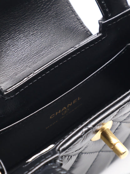 CHANEL Nano kelly - 黑金