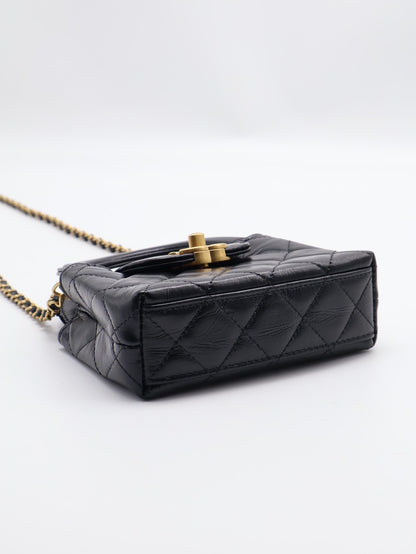 CHANEL Nano kelly - 黑金