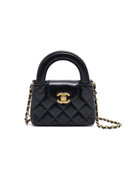 CHANEL Nano kelly - 黑金