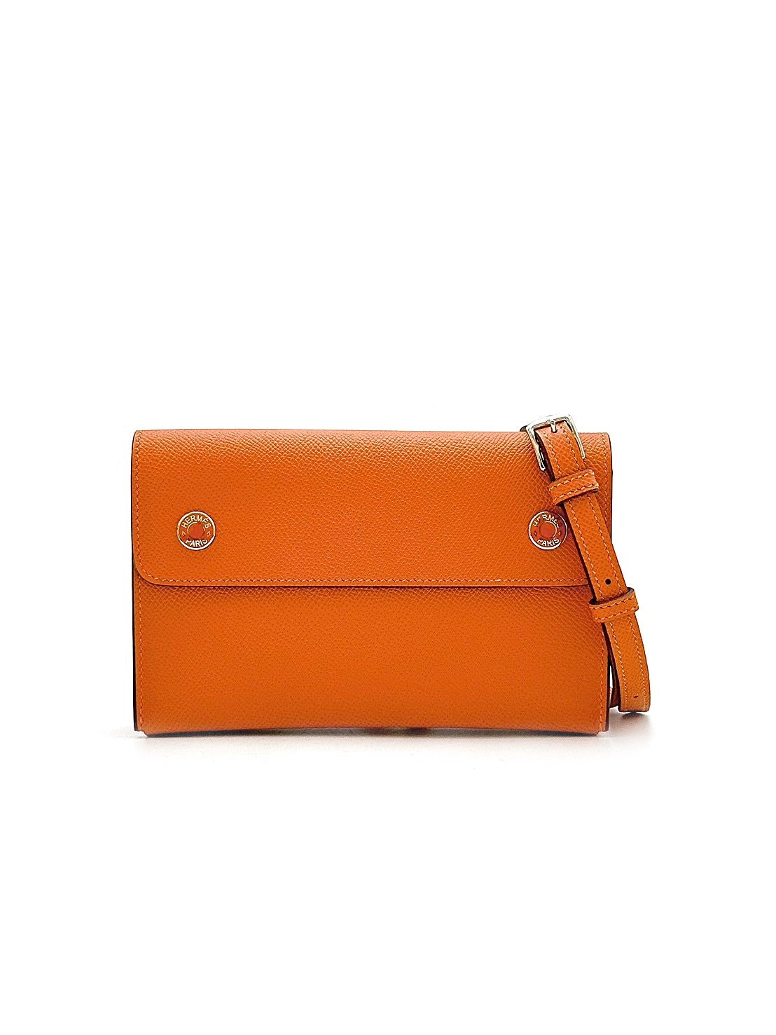 HERMES Snap wallet - 經典橘