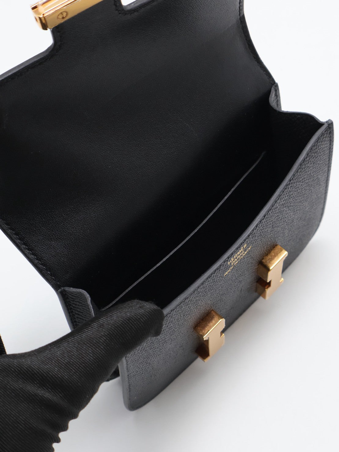 HERMES Constance slim - 黑金 Z