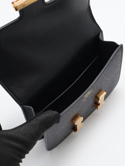 HERMES Constance slim - 黑金 Z
