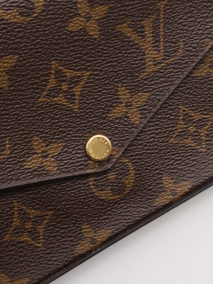 LOUIS VUITTON 經典三合一WOC鍊包 - 玫紅